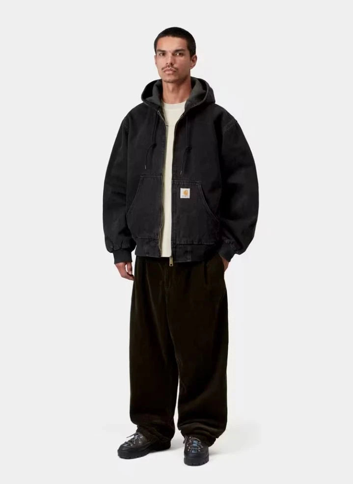 Carhartt WIP - OG Active Jacke mit Kapuze | Schwarz