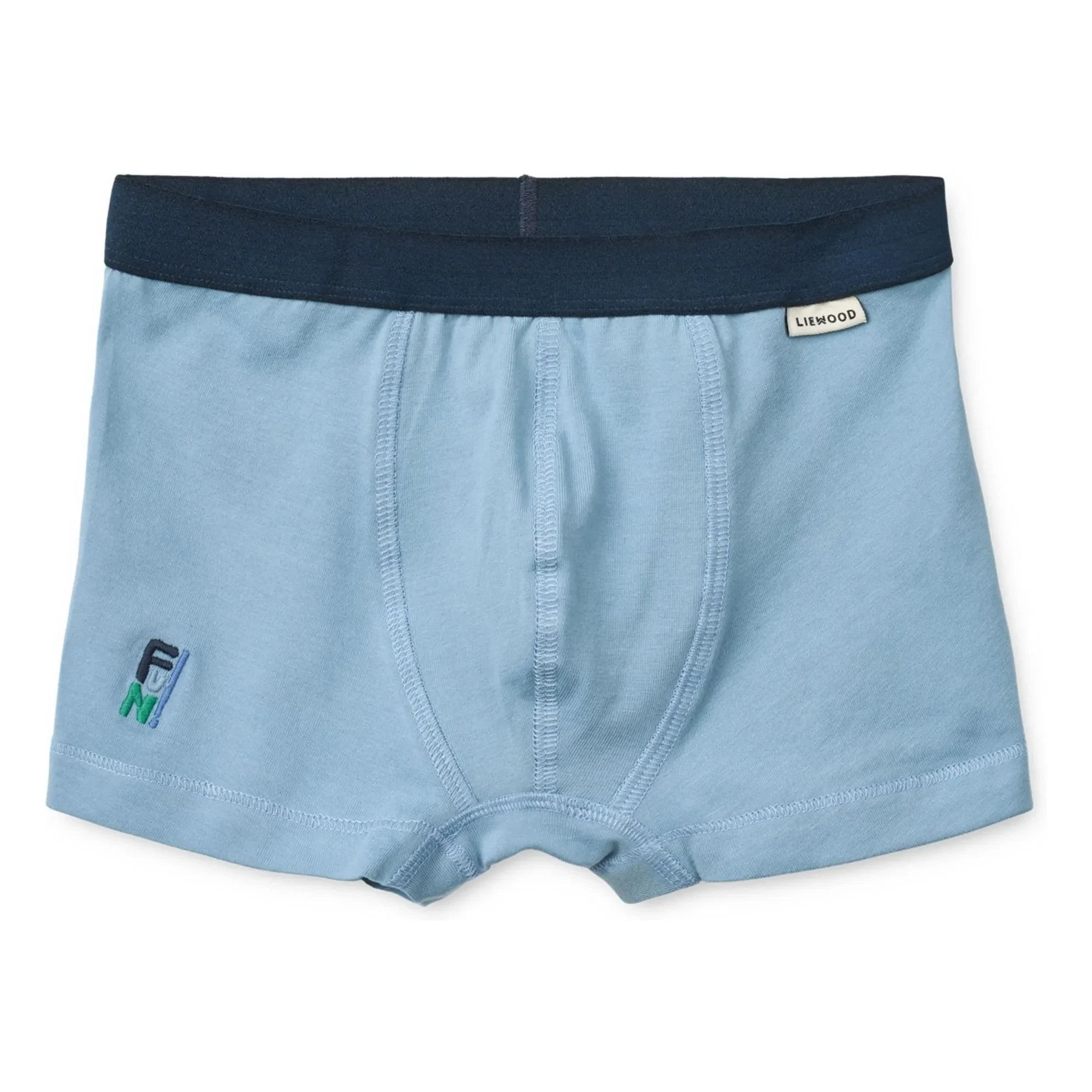 Liewood - 3’lü Marvin Sport Organik Pamuklu Boxer Seti | Mavi