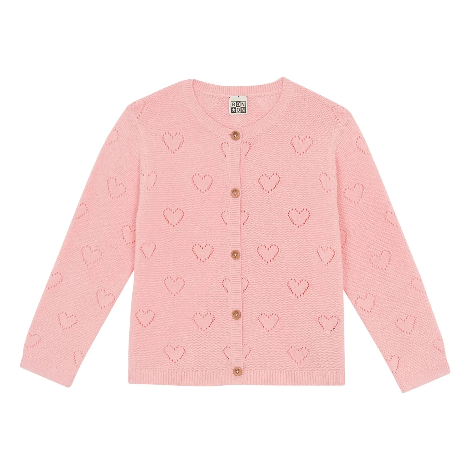 Bonton - Lilou Kalpler hırka | Pembe