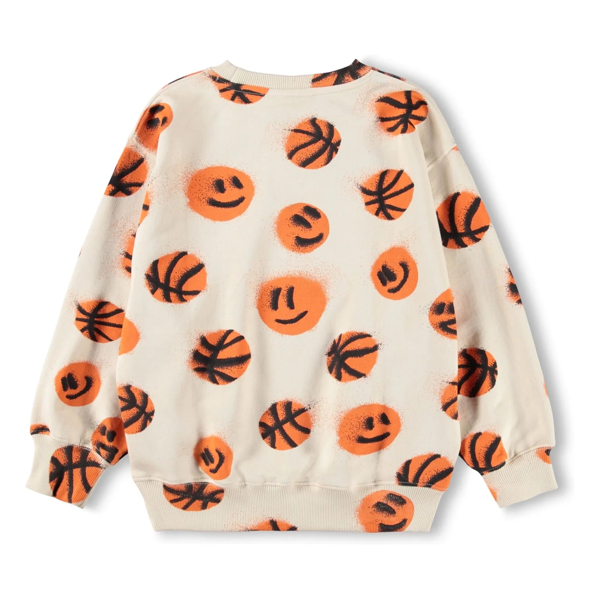Molo - Monti Basketball Sweatshirt aus Bio-Baumwolle | Ecru