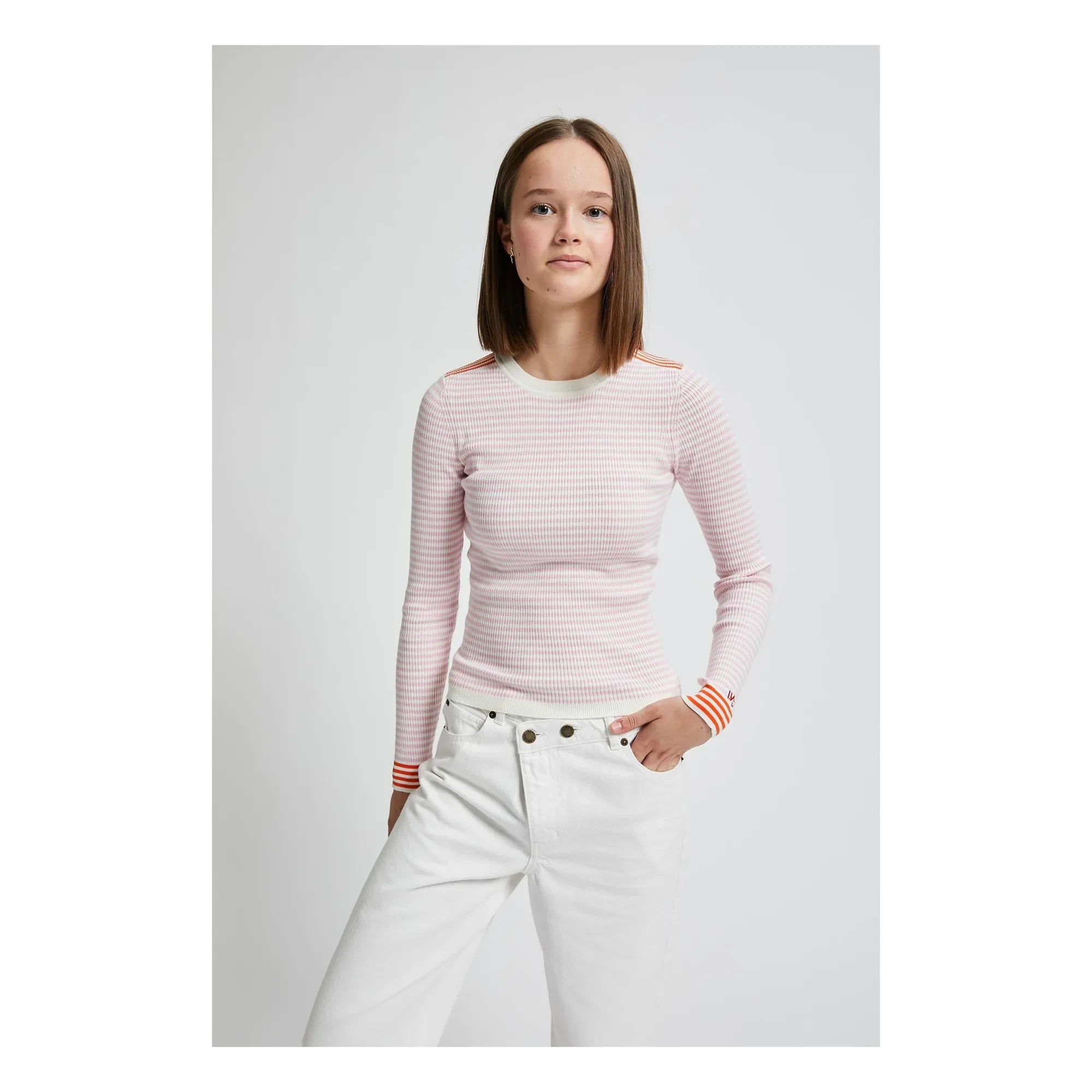 Indee - Vesuvio Striped Sweater | Pink