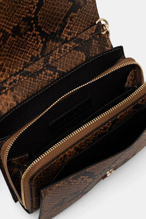 Valentino Bags EMBER suni deri kadın crossbody çanta