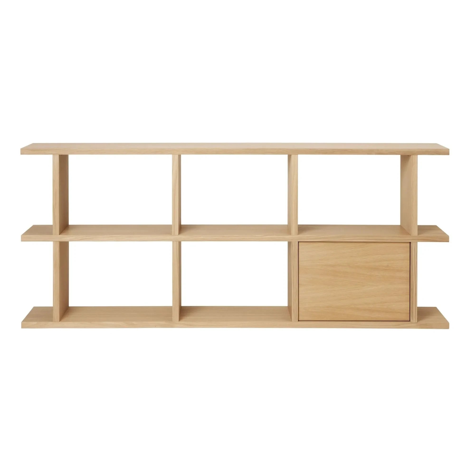 Ferm Living - Kona kitaplık için ahşap modül | Açık meşe