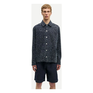 Samsoe Samsoe - Sacastor Baumwoll-Overshirt | Dunkelgrau