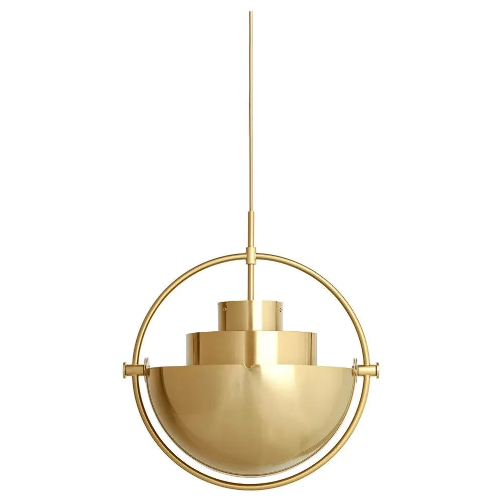 Gubi - Multi-Lite Tavan Lambası, Louis Weisdorf, 1972 | Pirinç