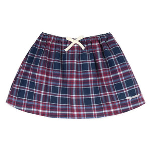 Mipounet - Lorena Ekoseli Etek | Kırmızı