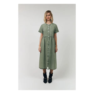 Lollys Laundry - Aliya Baumwollkleid | Khaki