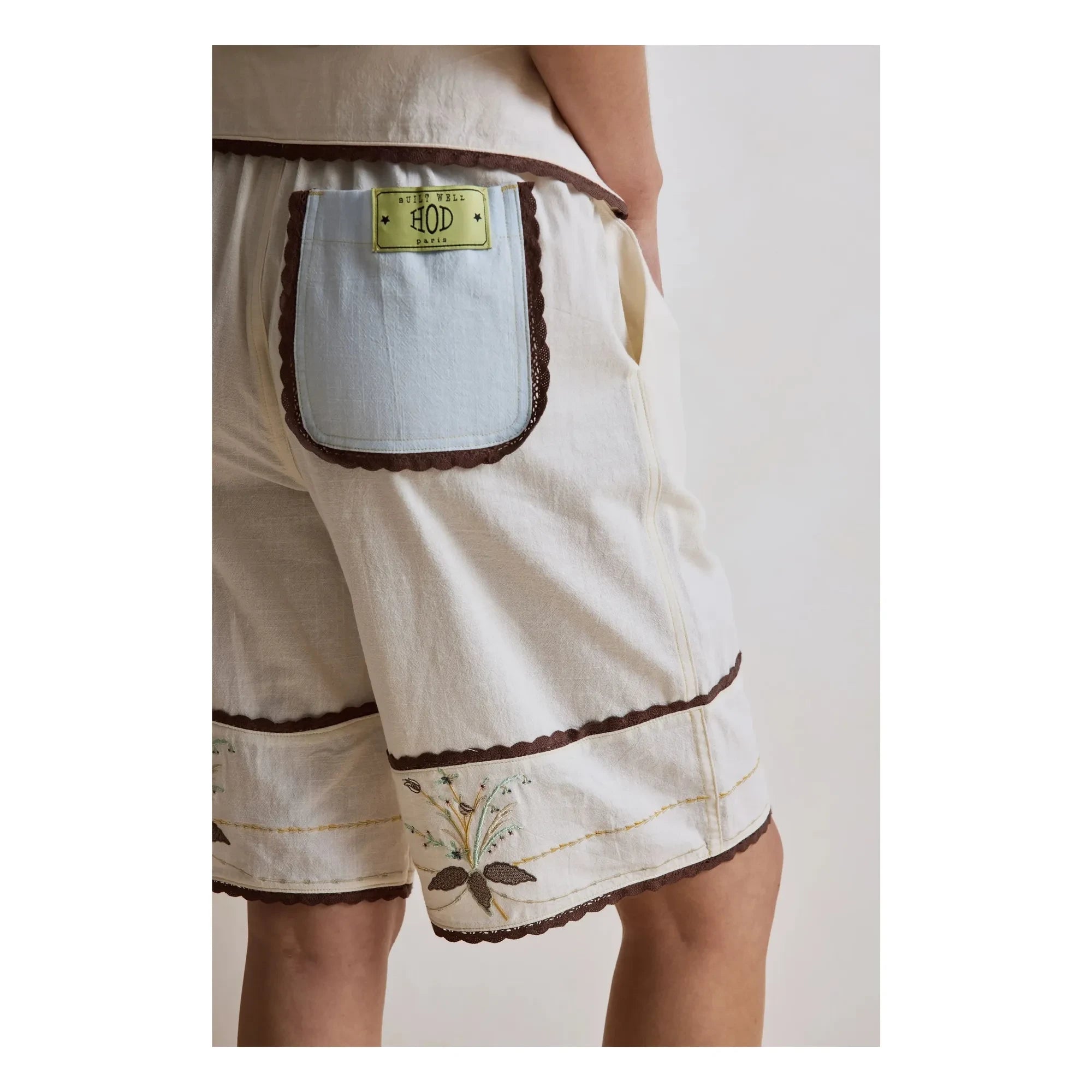 Hod - Barny Cotton Bermuda shorts | Cream
