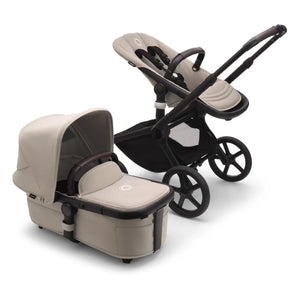 Bugaboo - Bugaboo Fox 5 Tüm Arazi Bebek Arabası - Siyah Çerçeve | Taupe kahverengi