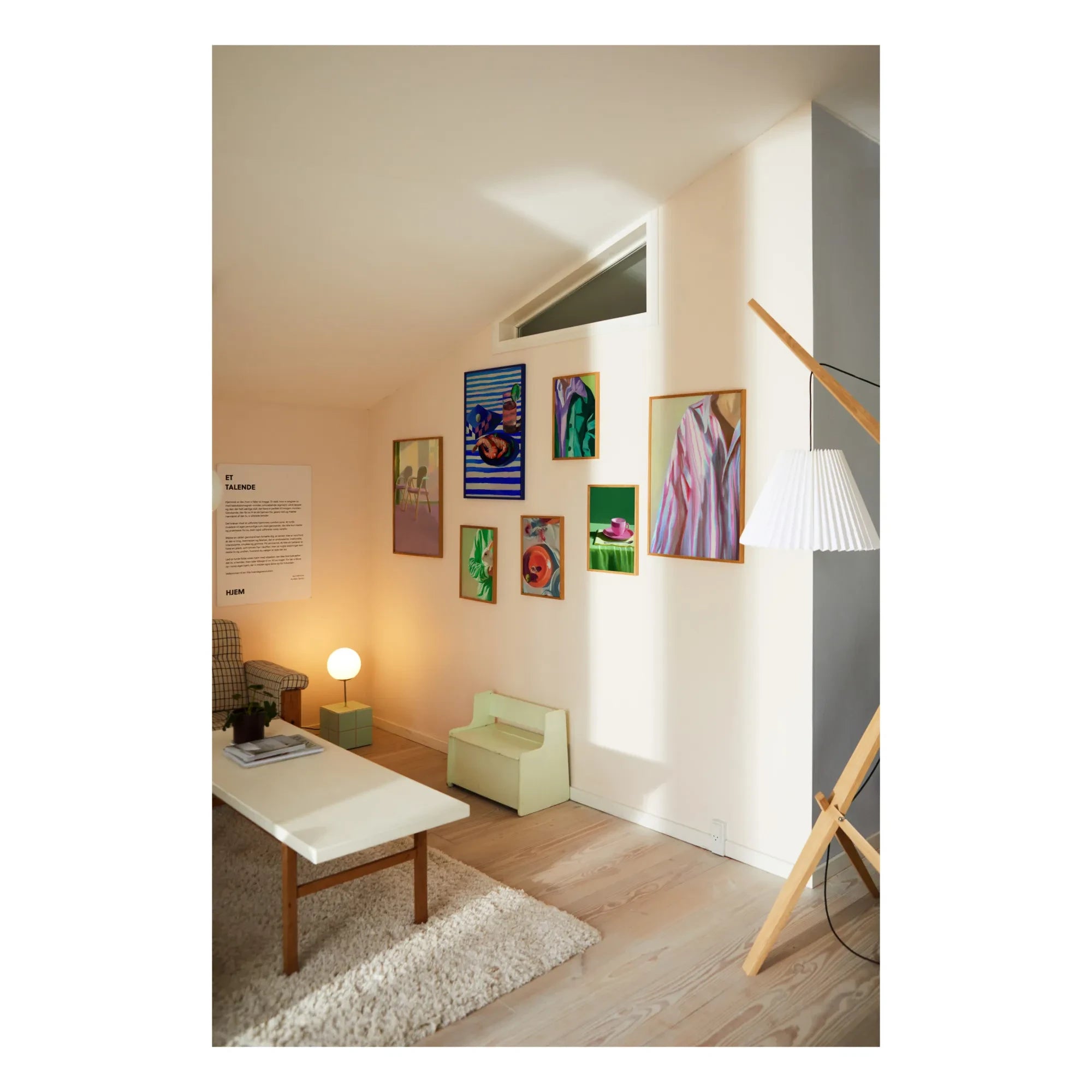 Paper Collective - Misfitting Things Dad Shirt Poster | Pink