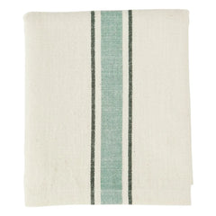Madame Stoltz - Striped kitchen towel | Ecru