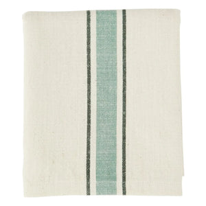 Madame Stoltz - Striped kitchen towel | Ecru