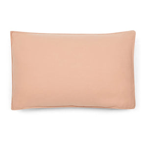 Haomy - Kissenbezug aus Baumwoll-Voile | Beige Rosa