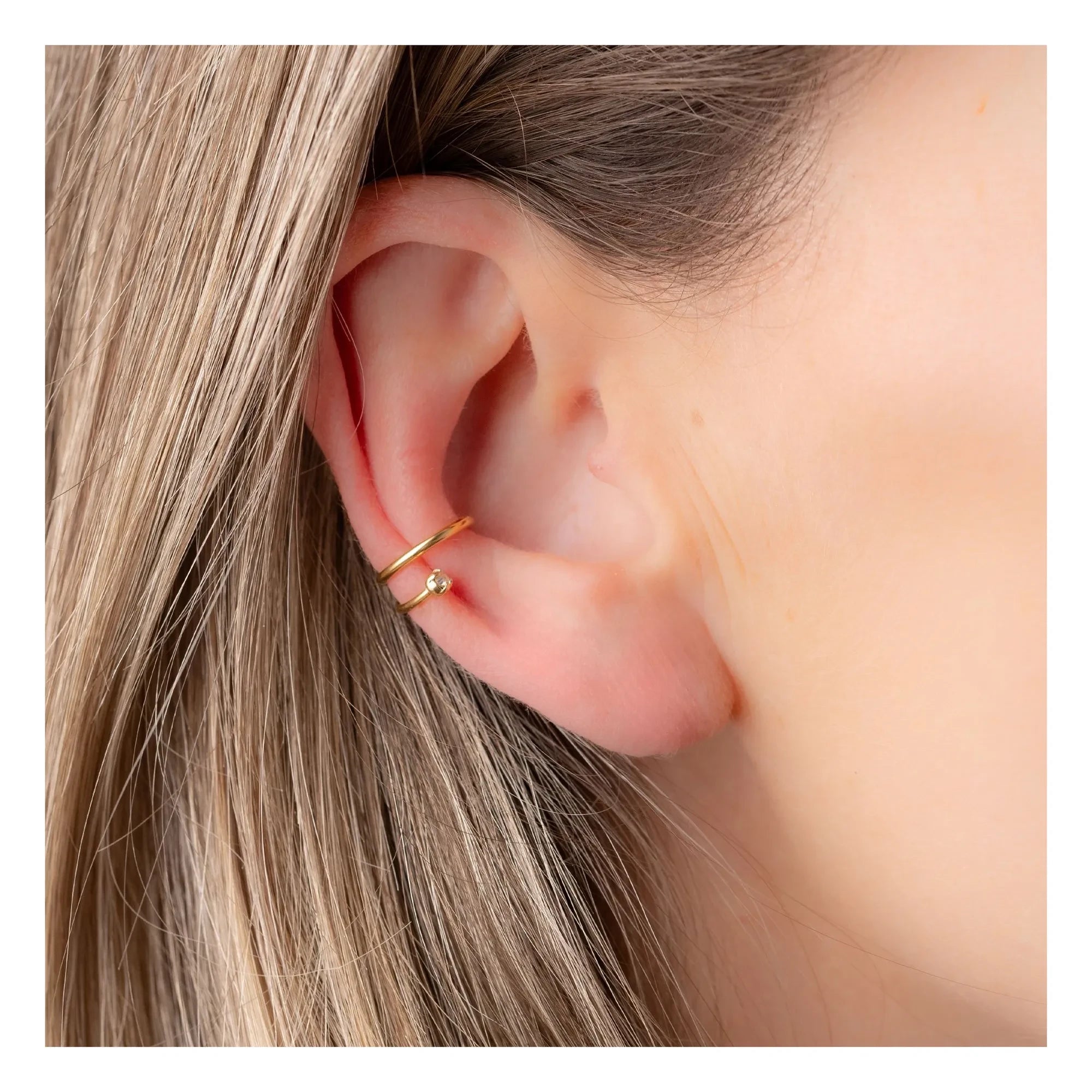 April Please - Earcuff Ernest | Champagne