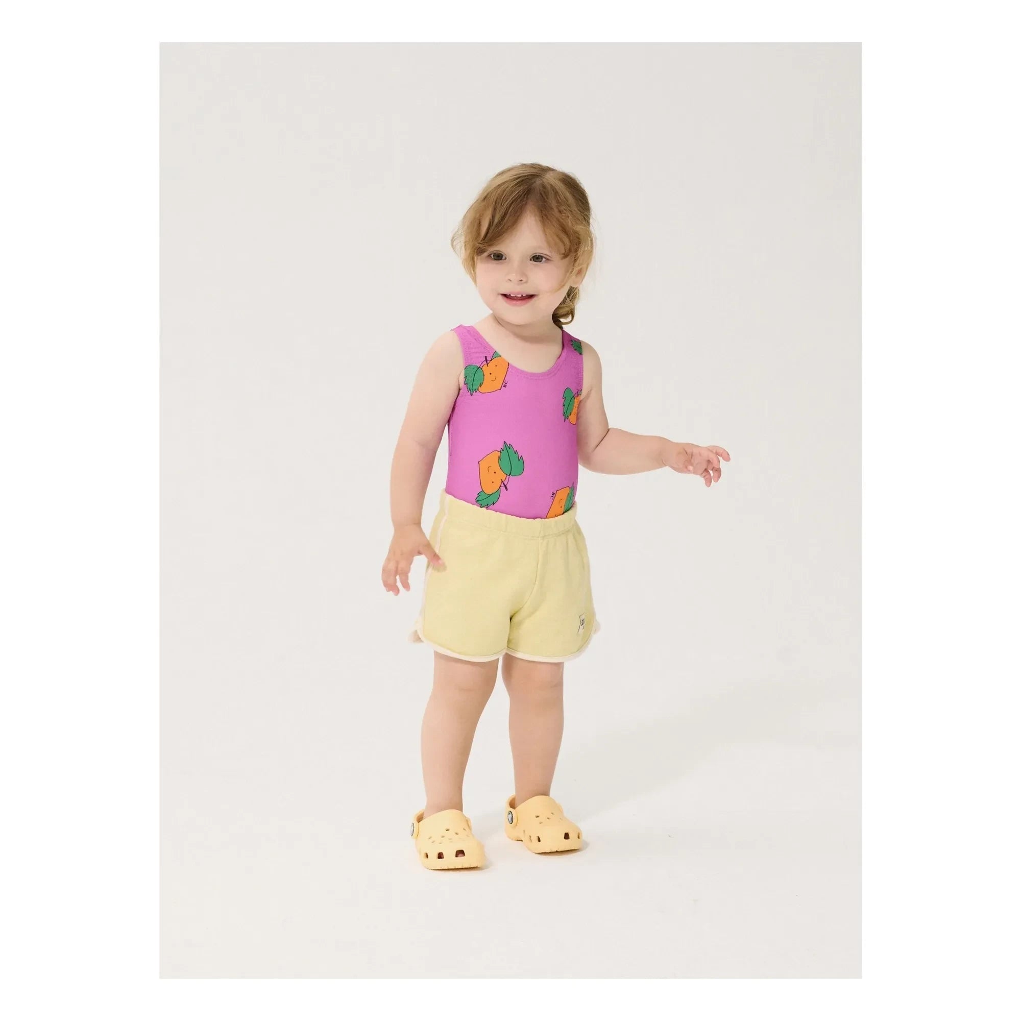 Bobo Choses - Turuncu Geri Dönüştürülmüş Elyaf Bebek Mayo | Mor