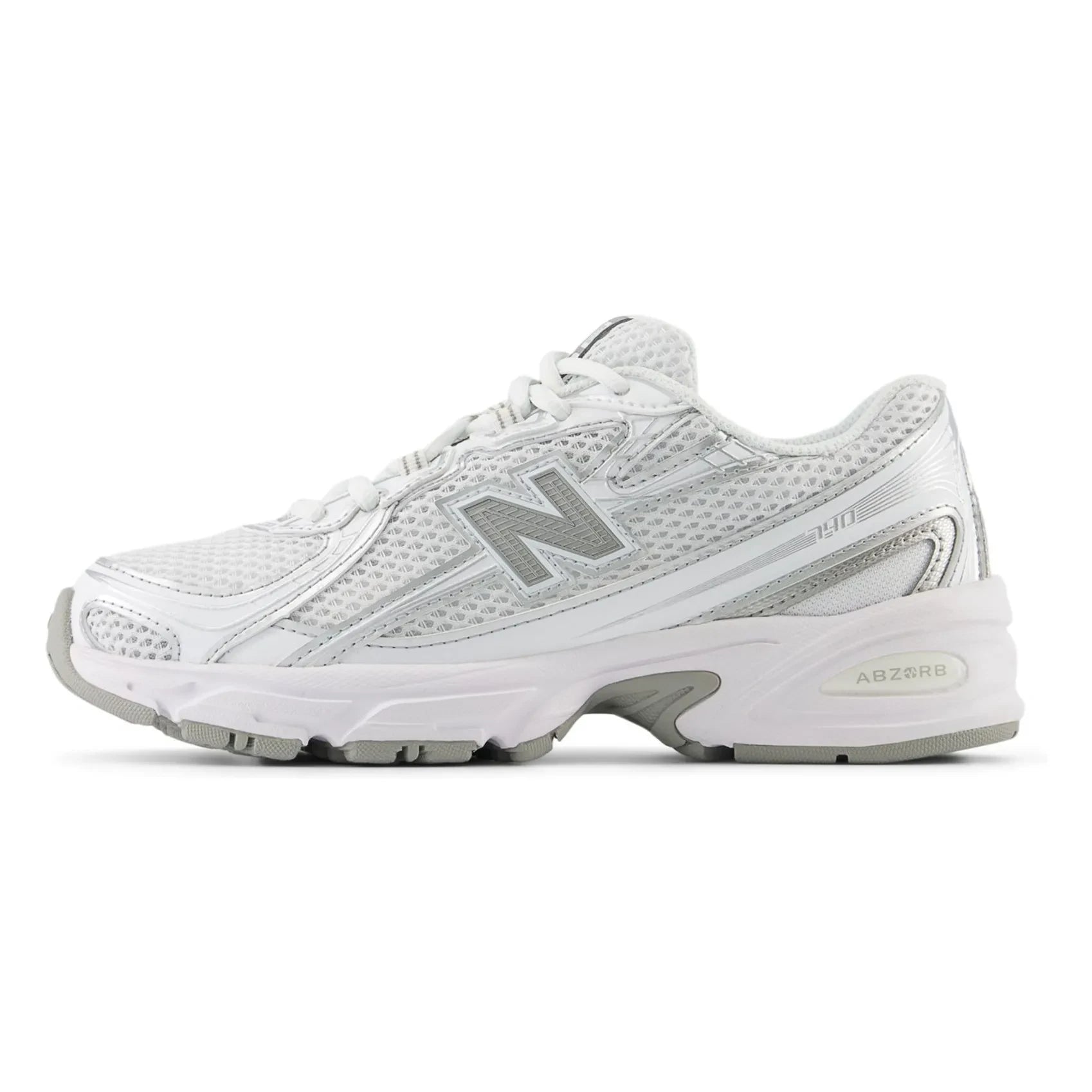 New Balance - Bağcıklı spor ayakkabılar 740 | Beyaz