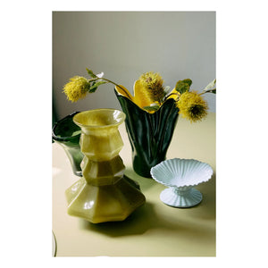 HKliving - Silhouette Glass Vase | Green