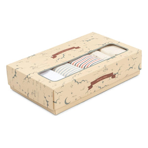 Konges Sløjd - 5-Pack Striped Organic Cotton Boxer Briefs | Beige