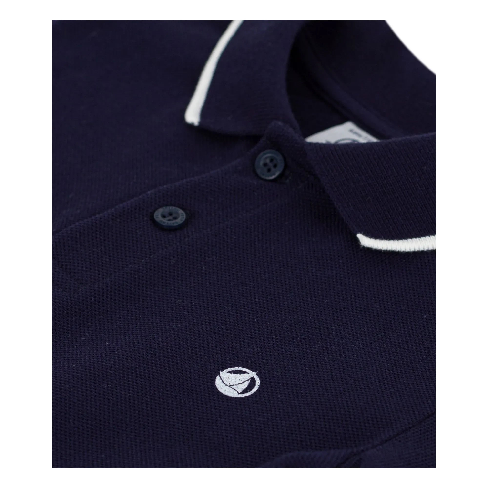 Petit Bateau - Organik pamuk polo tişört | Gece mavisi