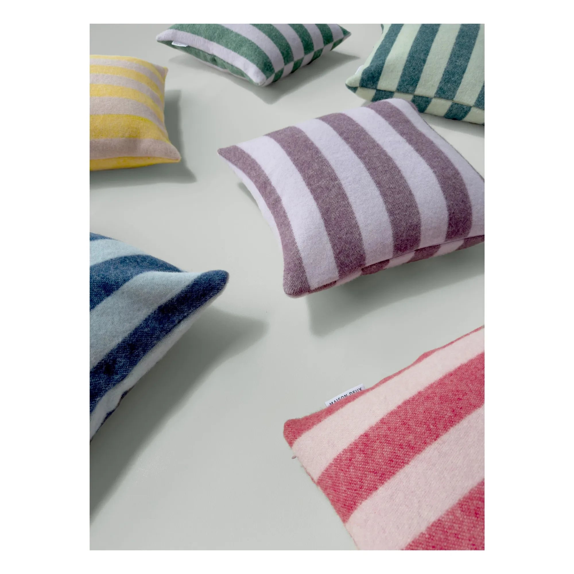 Maison Deux – Kissenbezug Candy Wrap | Marineblau