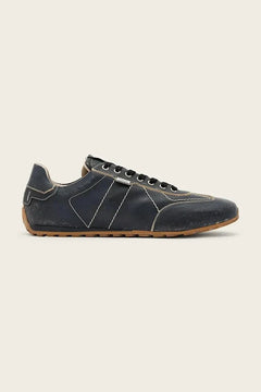 AllSaints Liam Low Top erkek deri spor ayakkabı