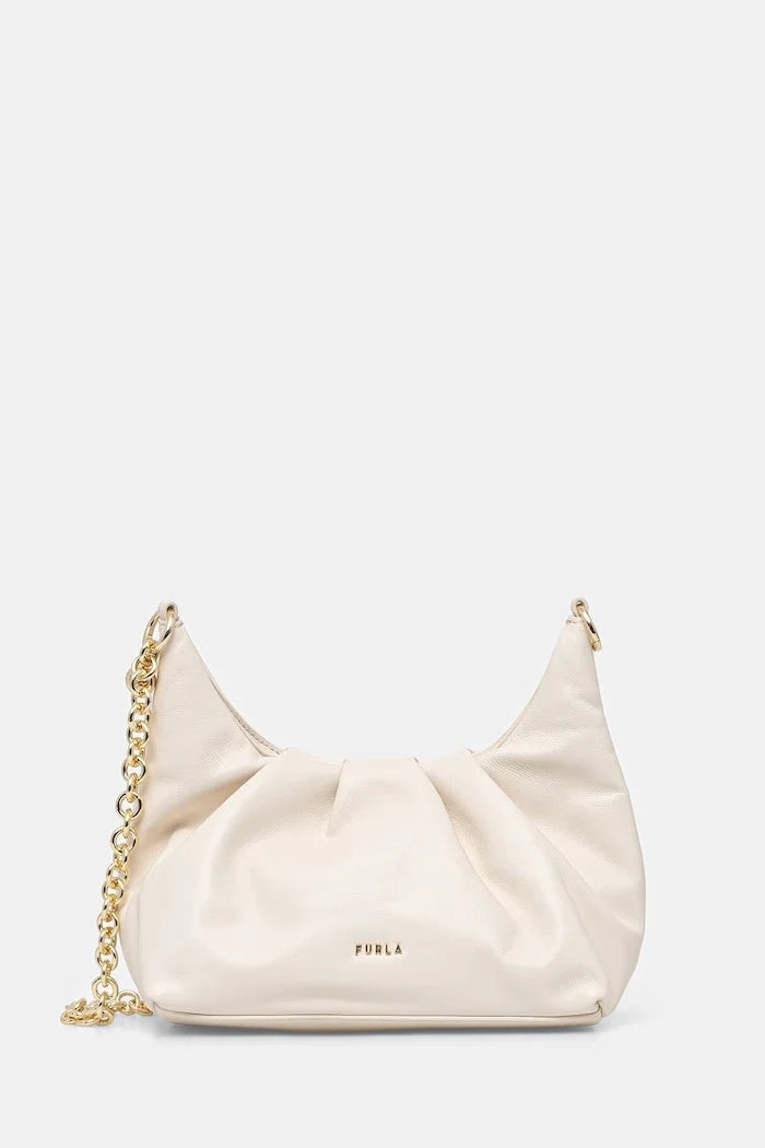 Furla Delia Mini Shoulder kadın deri crossbody çanta