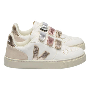 Veja - V-10 Deri Çizilme Sneaker O.T. | Beyaz