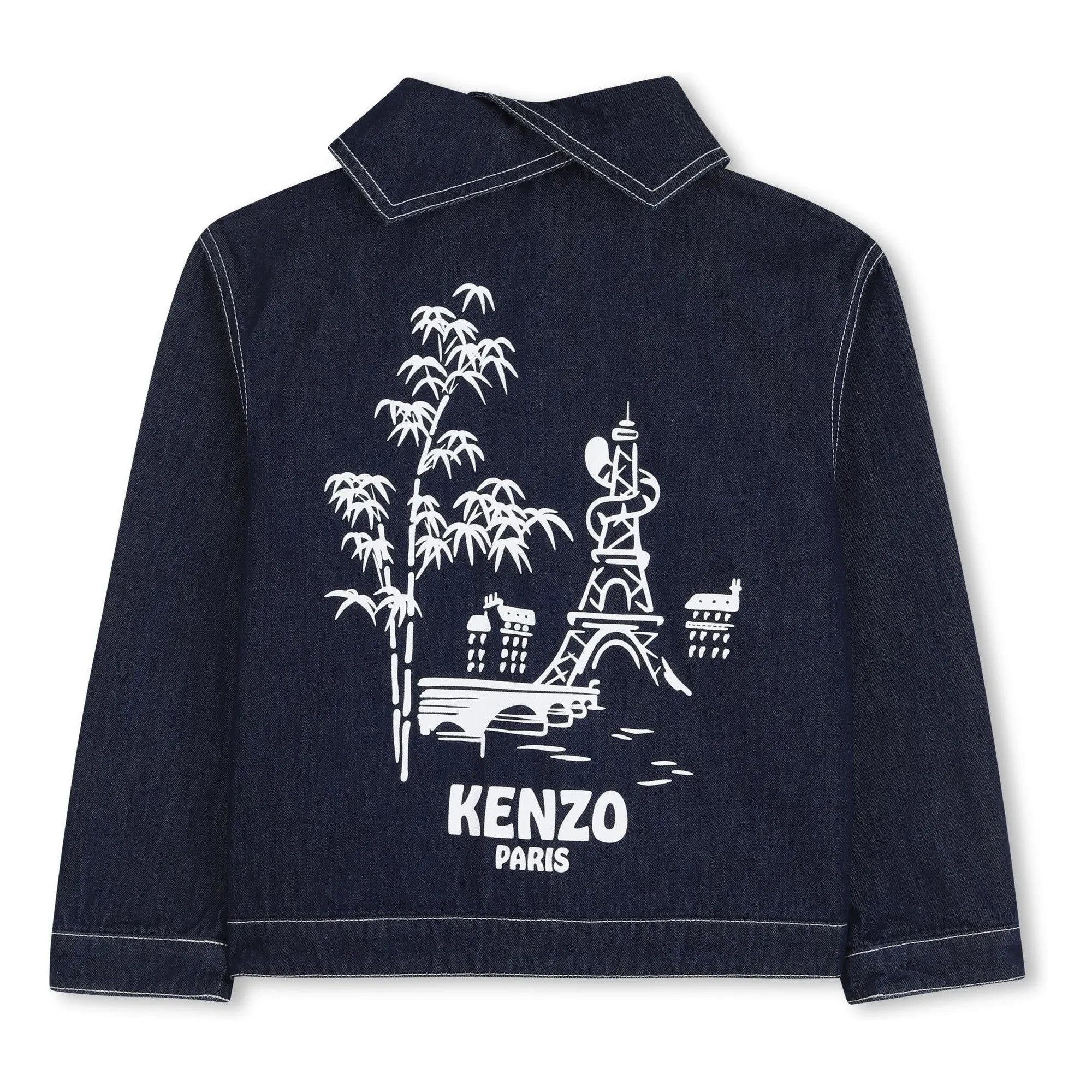 Kenzo - Kenzo Garden Denim Jacket | Dark Blue