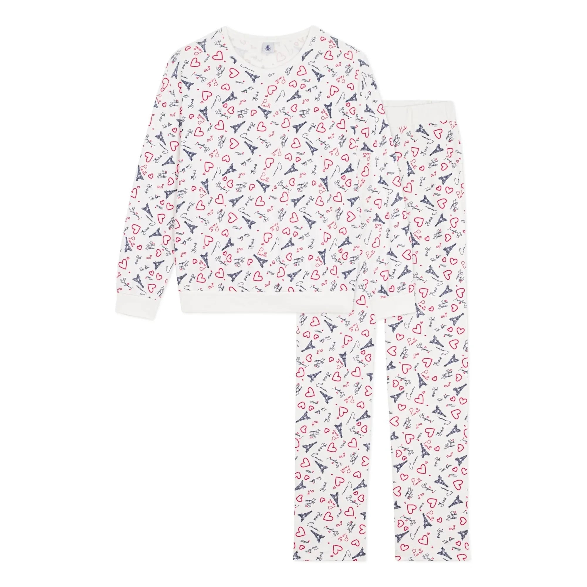 Petit Bateau - Pyjamas Paris | Weiß