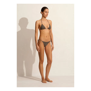 Matteau - String Triangle Bikini Top | Orange