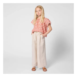 Chloé - Organic cotton ruffled blouse | Peach