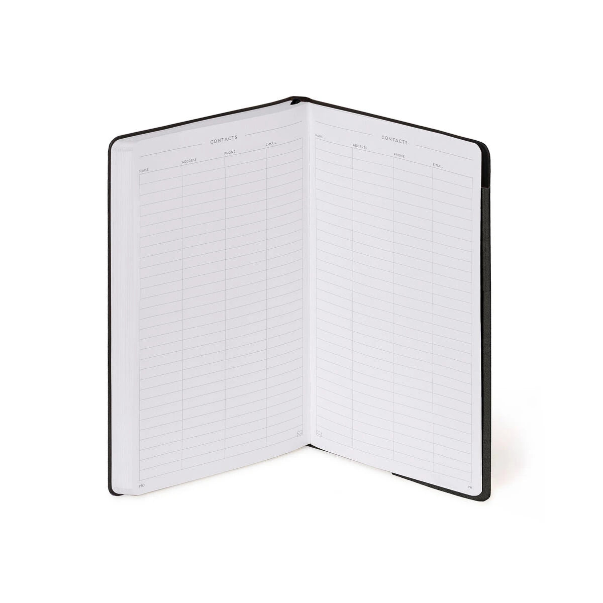 Legami - Dotted Notebook with Monochrome Soft Cover - Black Suit - My Defter