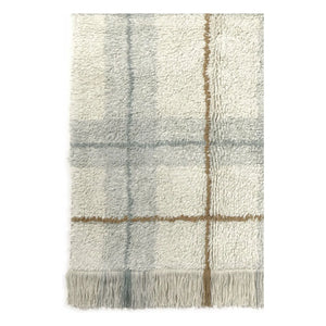 Lorena Canals - Tartan carpet | Ice Blue