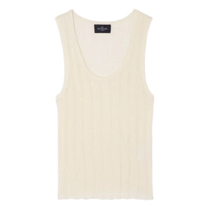Bompard - Ribbed Tank Top | Cream