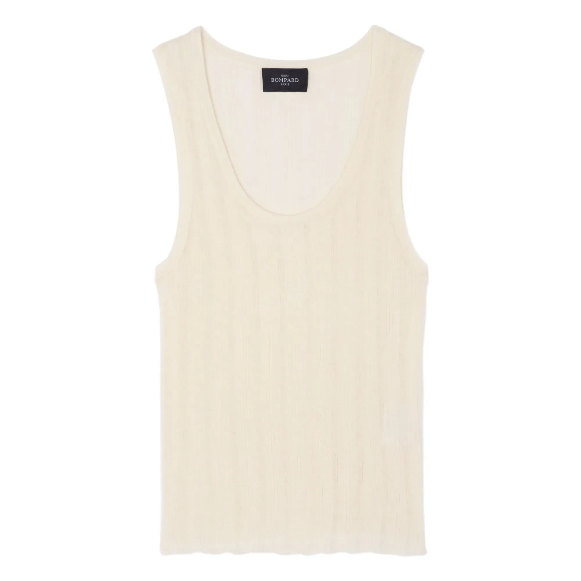 Bompard - Ribbed Tank Top | Cream