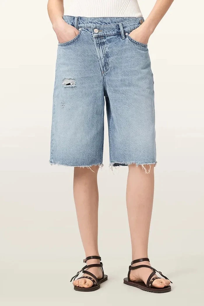 AllSaints Kadın Denim Kısa Şort AKI
