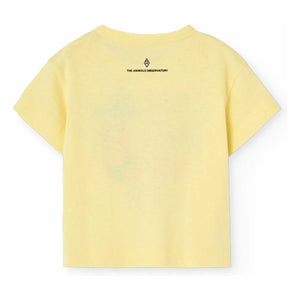 The Animals Observatory - Mes Amis Pangolin Tişört Organik pamuk | Sarı