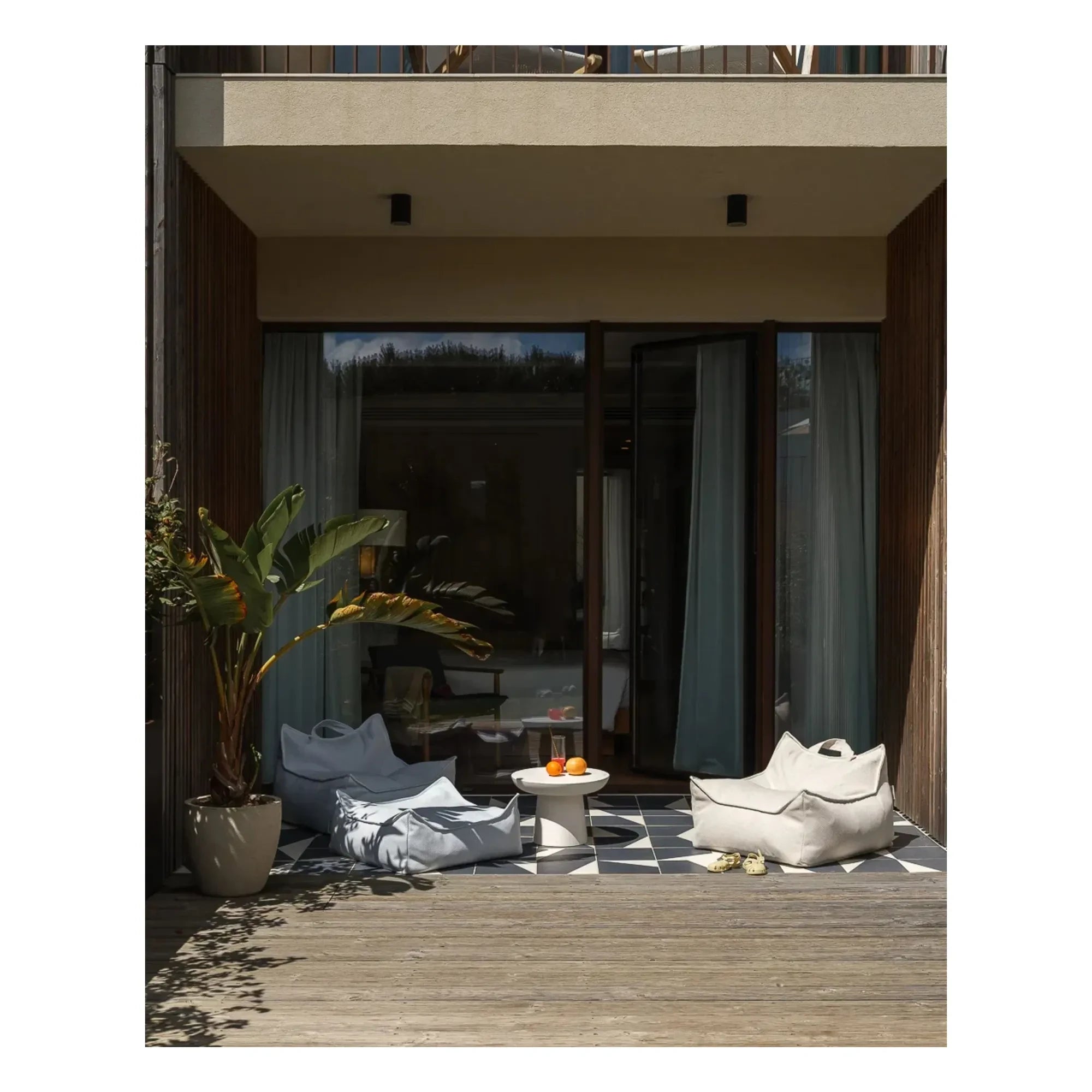 Wigiwama - Outdoor-Pouf | Hellblau