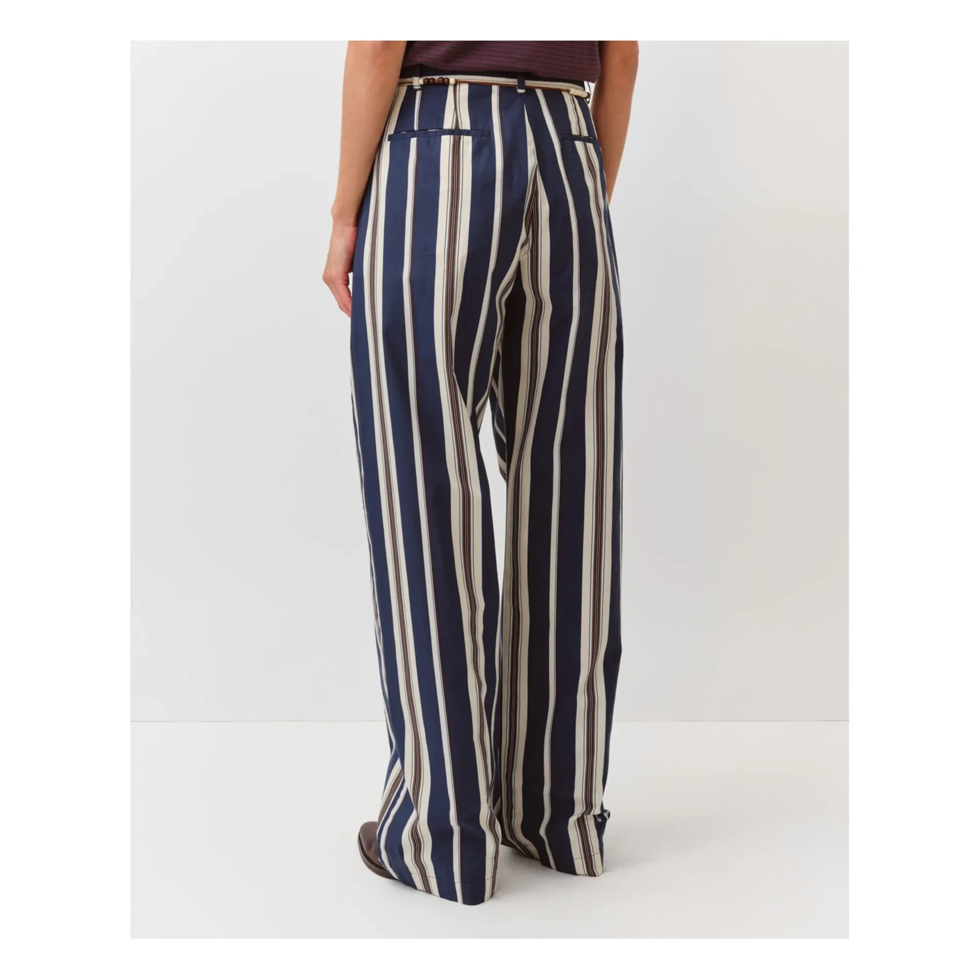 Diega - Gestreifte Hose Pimao | Marineblau
