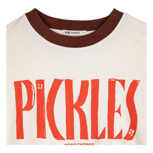Bobo Choses - T-Shirt aus Bio-Baumwolle mit Farbblock | Creme