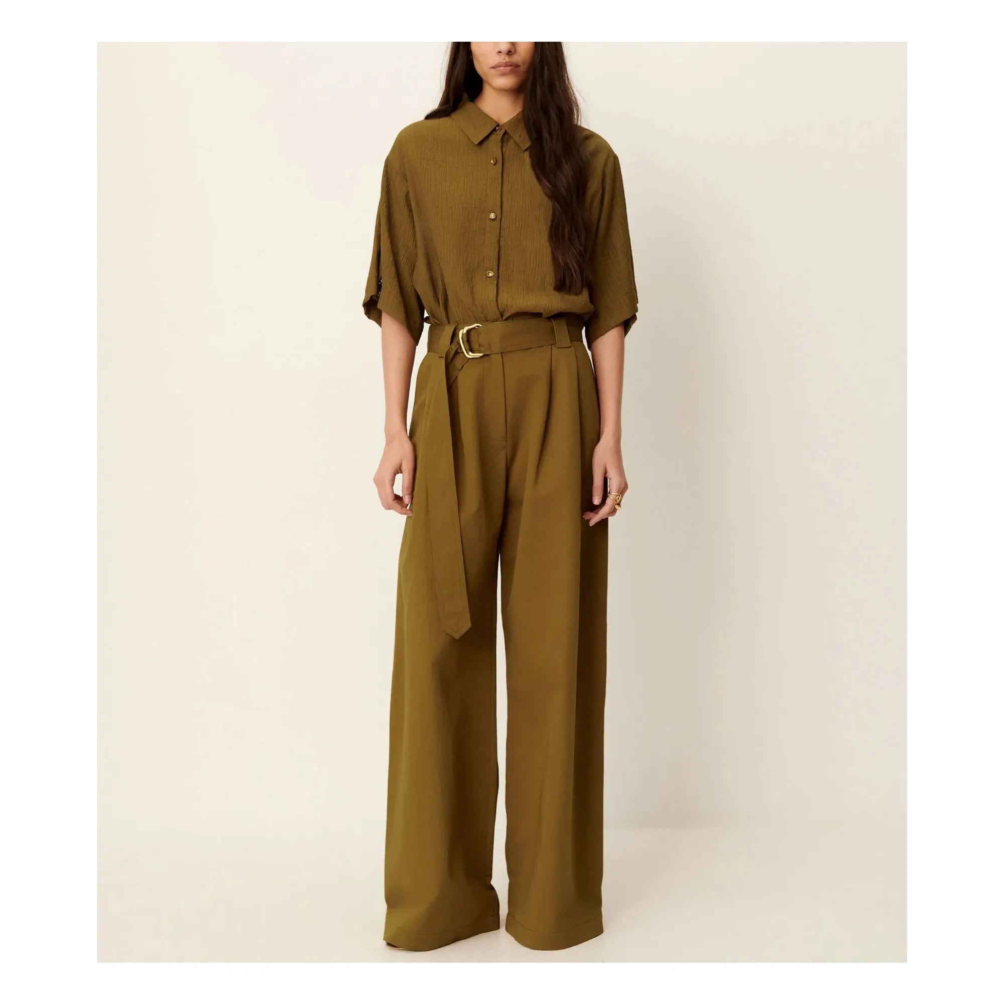 Sessùn - Kalya Blouse | Khaki