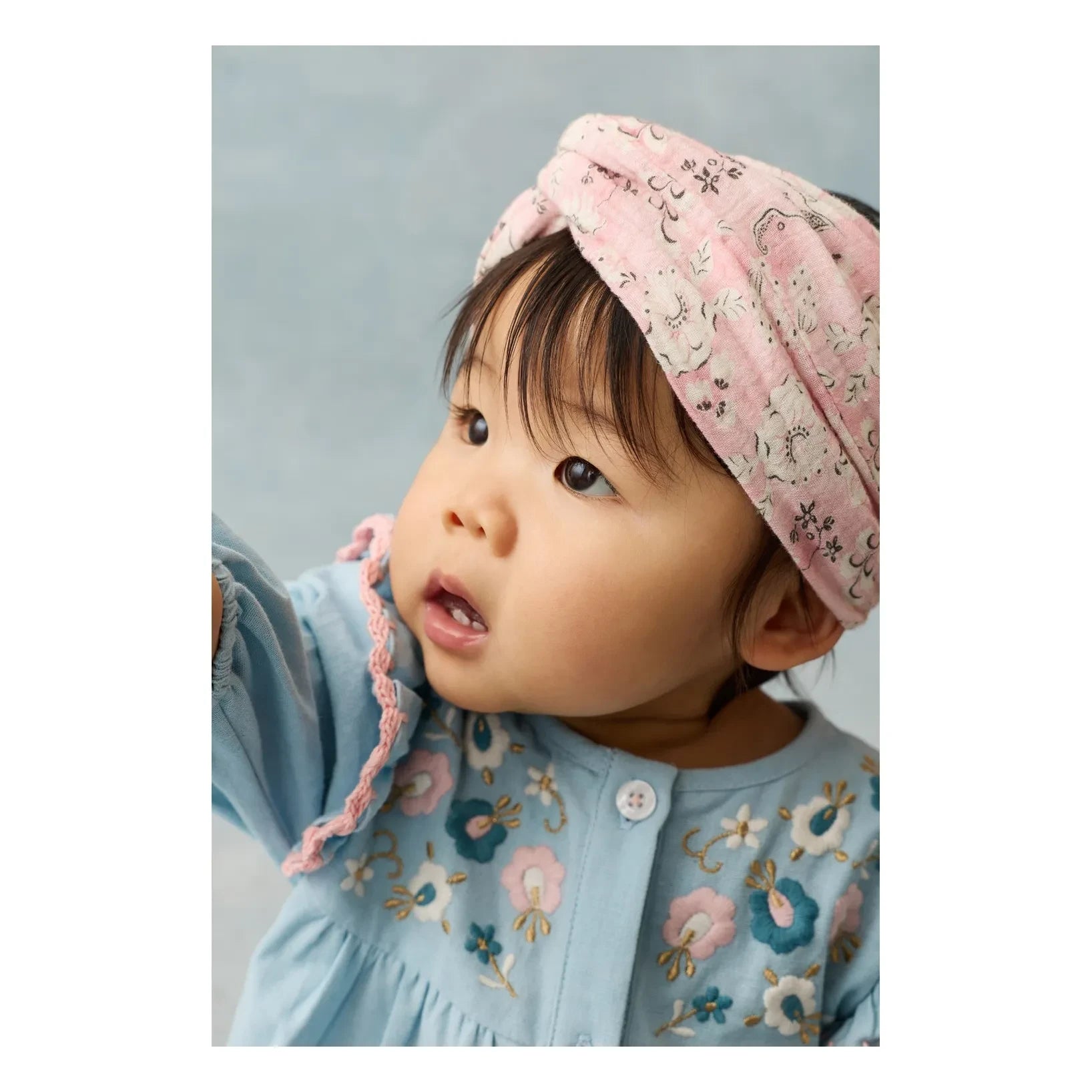 Louise Misha - Julie Organik Pamuklu Saç Bandı | Pembe