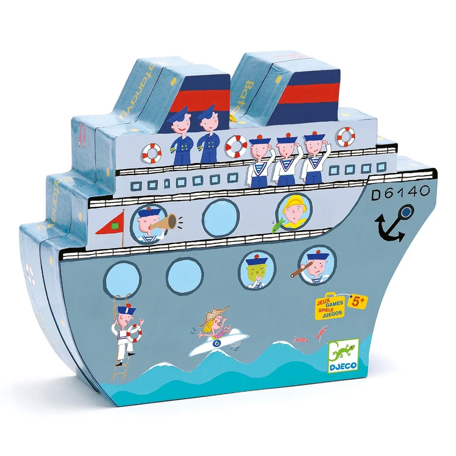 Djeco - Naviplouf Savaş Gemisi Oyunu