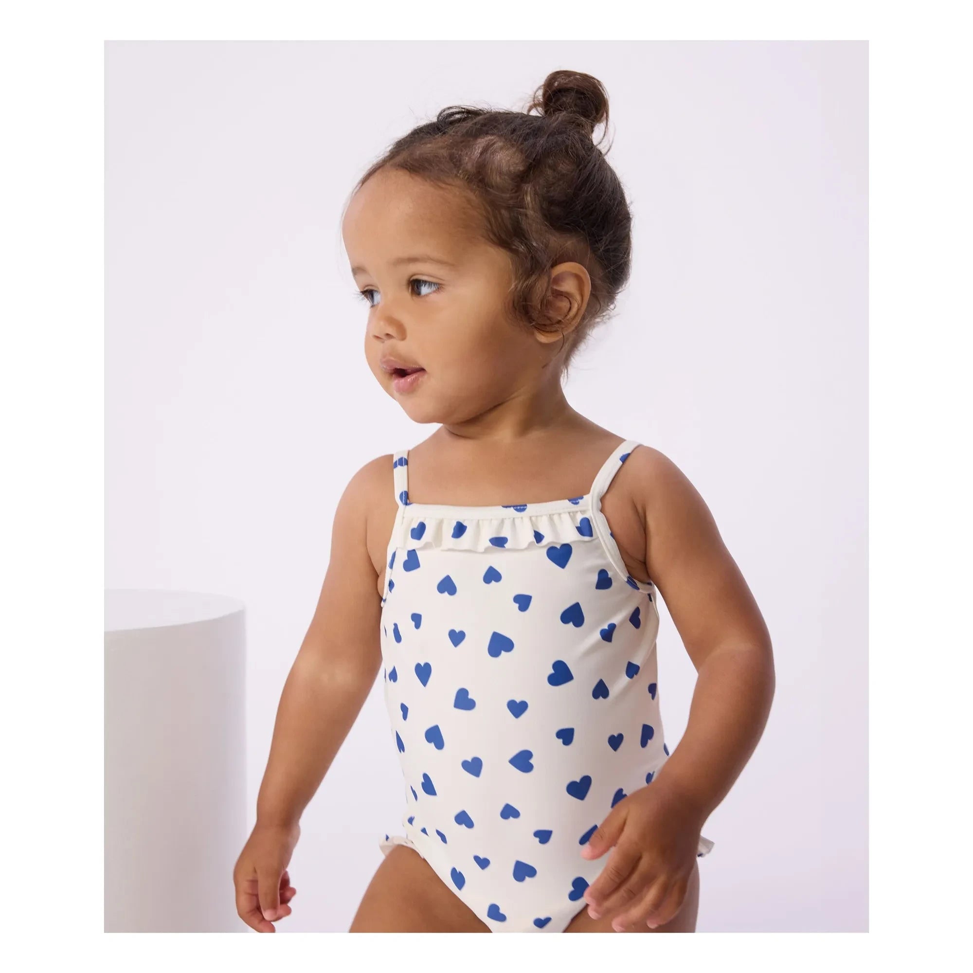 Petit Bateau - Cœurs Mayo | Beyaz