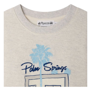 Bonpoint - Tonino Sweatshirt aus Bio-Baumwolle | Grau meliert
