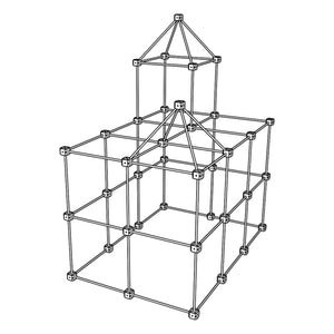 Sarbakane - Castor Playhouse Building Set - 111 Pieces