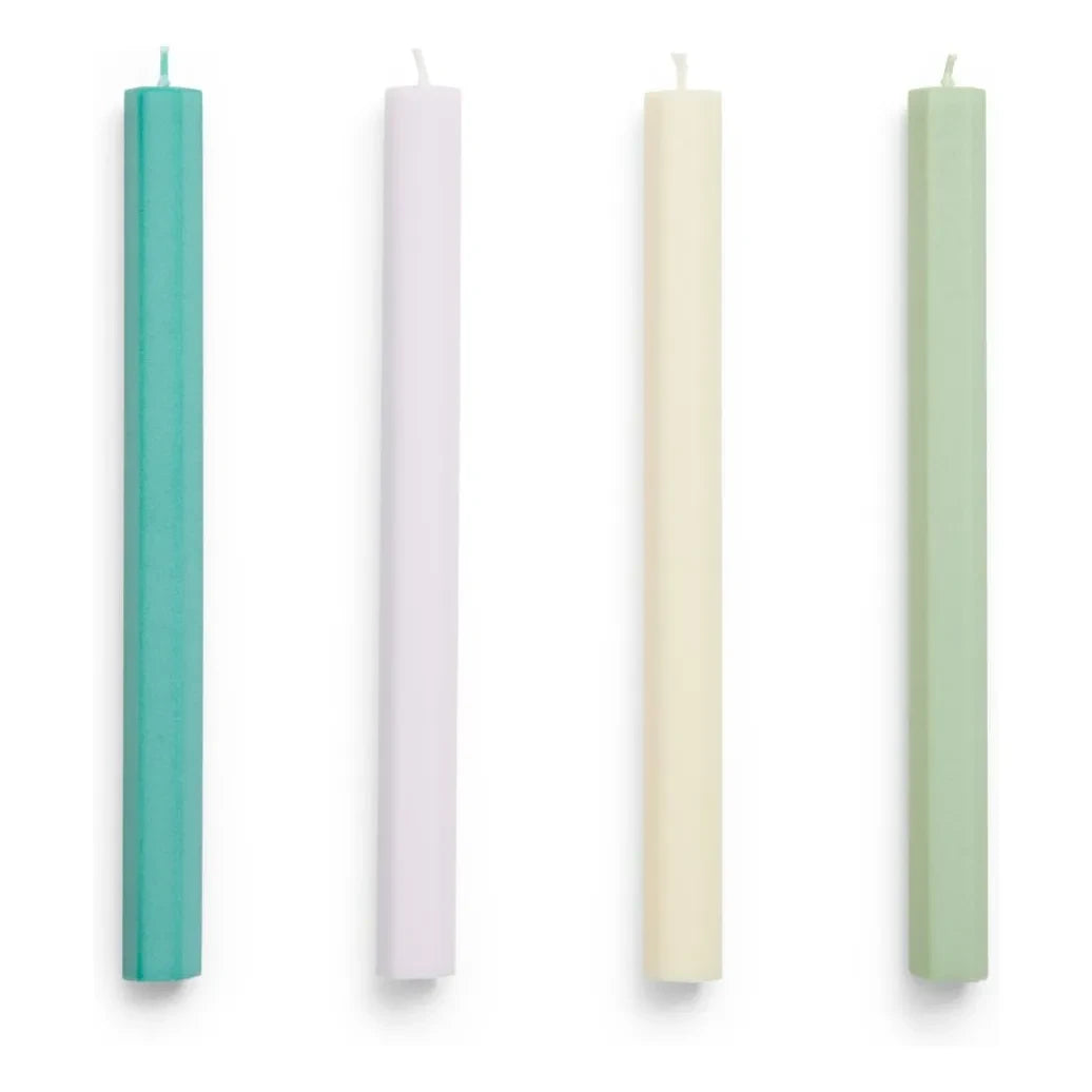 Hay - Altıgen Pastel mumlar - 4'lü Set | Pastel