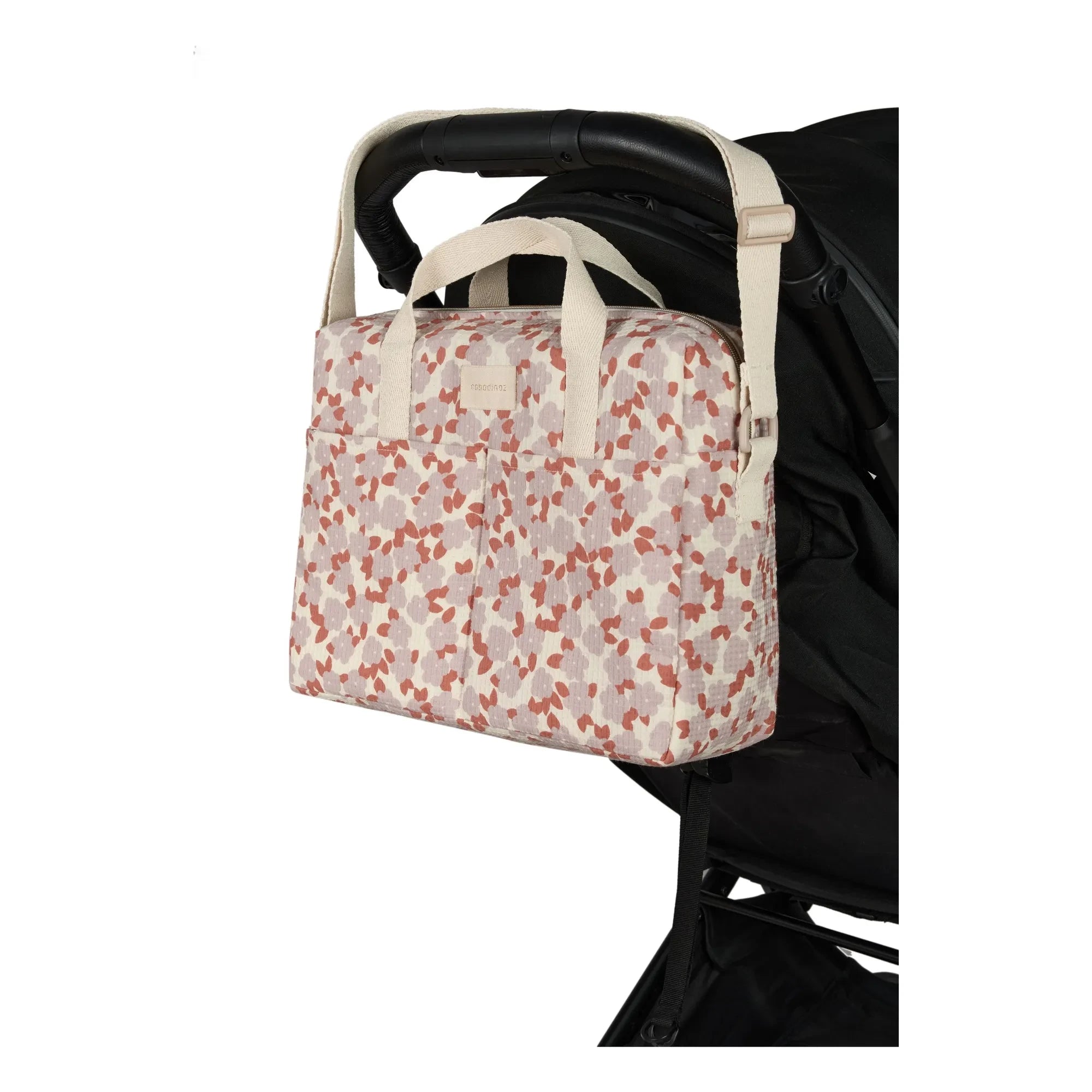 Nobodinoz - Waterproof Diaper Bag Gala Opera Mauve Sakura | Mauve