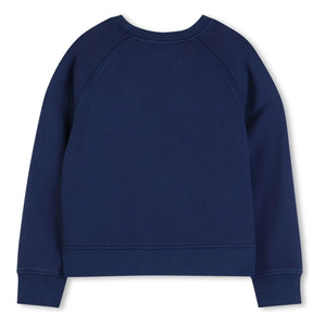 Zadig & Voltaire – Sweatshirt Logo Hearts | Nachtblau