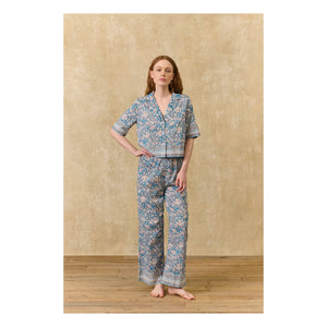 Louise Misha - Louka organik pamuklu pijama | Mavi